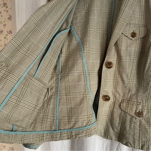 Bass Plaid Blazer - Picture 5 of 5